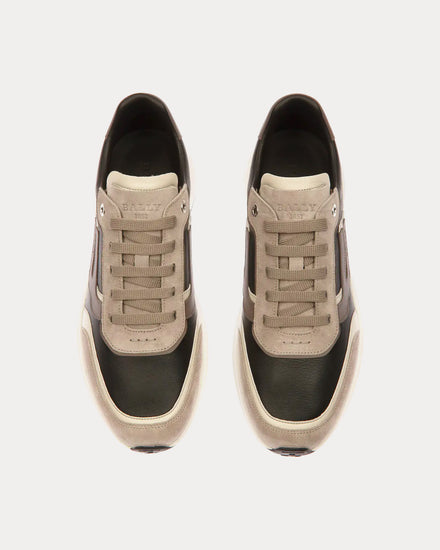 Bally Demmy Leather Grey / Dusty White / Navy Low Top Sneakers - 2