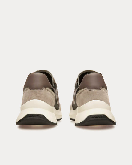 Bally Demmy Leather Grey / Dusty White / Navy Low Top Sneakers - 3