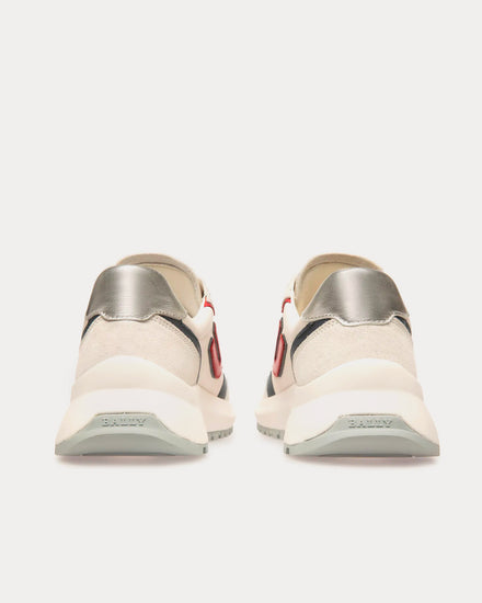 Bally Demmy Leather White / Red / Blue Low Top Sneakers - 3