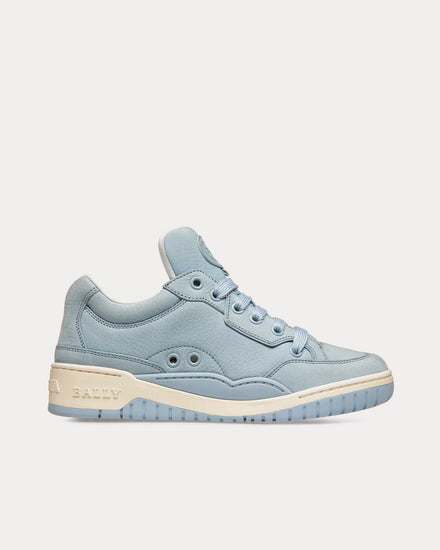 Bally Kiro Leather Light Blue Low Top Sneakers - 1