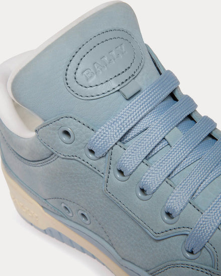 Bally Kiro Leather Light Blue Low Top Sneakers - 5
