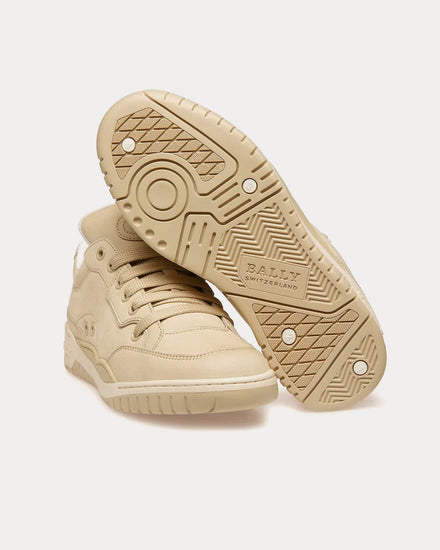 Bally Kiro Leather Beige Low Top Sneakers - 3