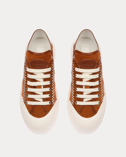 Bally Marily Suede Brown Low Top Sneakers - 2