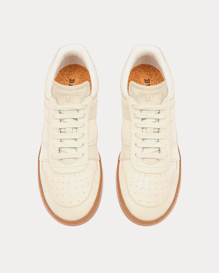 Bally Weky Leather Dusty White Low Top Sneakers - 2
