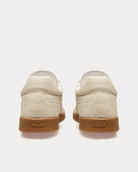 Bally Weky Leather Dusty White Low Top Sneakers - 4