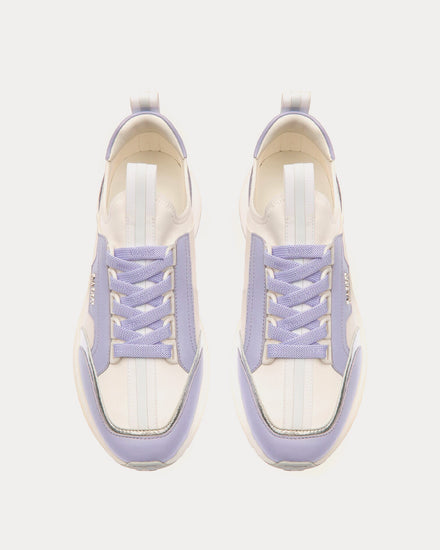 Bally Deven White / Lilac Low Top Sneakers - 2