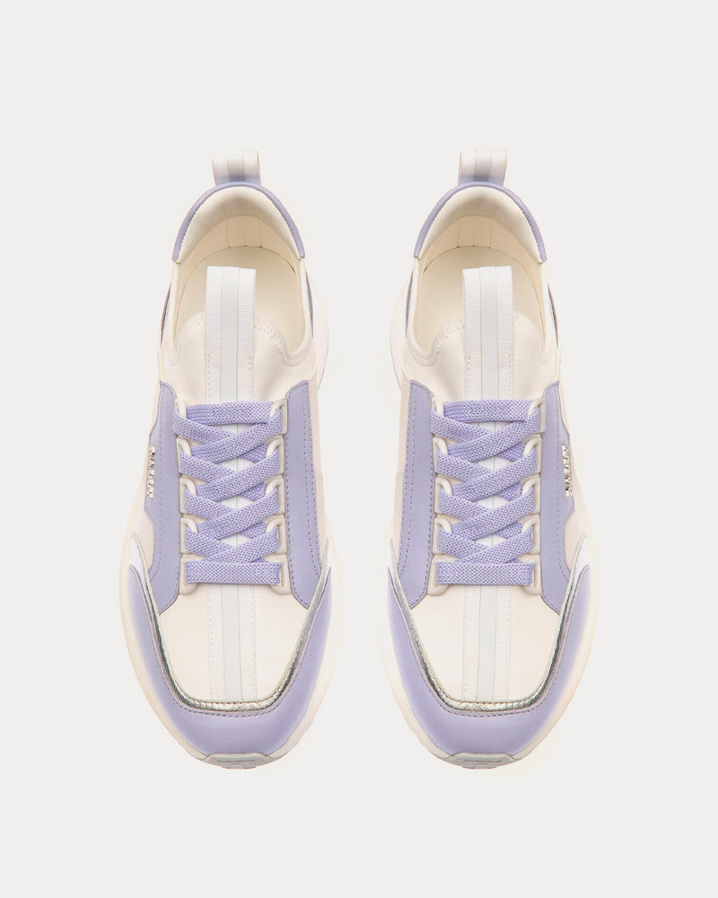 Bally Deven White / Lilac Low Top Sneakers - 2
