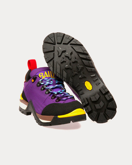 Bally Hike 2 Purple Low Top Sneakers - 7