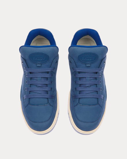 Bally Kiro Leather Blue Neon Low Top Sneakers - 2