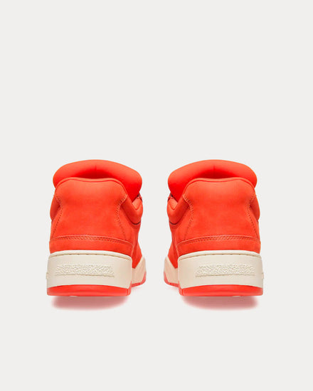Bally Kiro Leather Orange Low Top Sneakers - 3