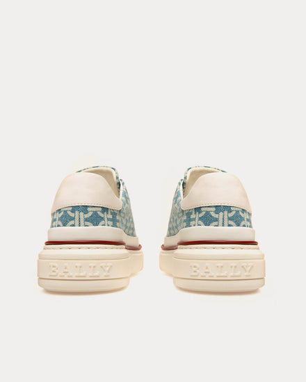 Bally Maily Organic Cotton Denim Blue Low Top Sneakers - 3