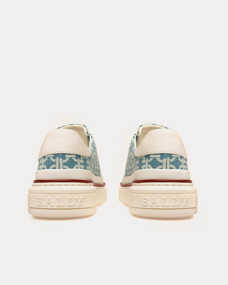 Bally Maily Organic Cotton Denim Blue Low Top Sneakers - 3