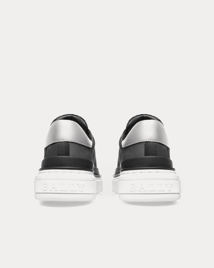 Bally Maily Recycled Polyester & Leather Black Low Top Sneakers - 3