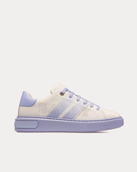Bally Myra White / Lilac Low Top Sneakers - 1