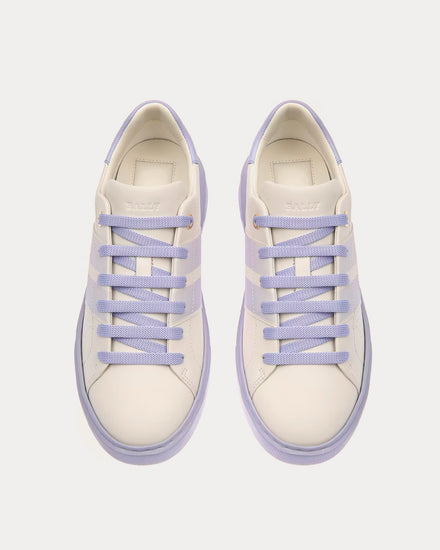 Bally Myra White / Lilac Low Top Sneakers - 2