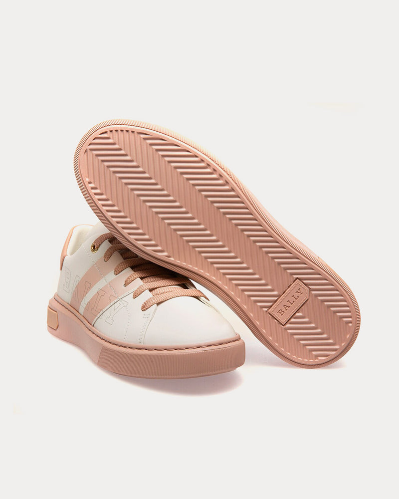 Bally Myra White / Pink Low Top Sneakers - 3