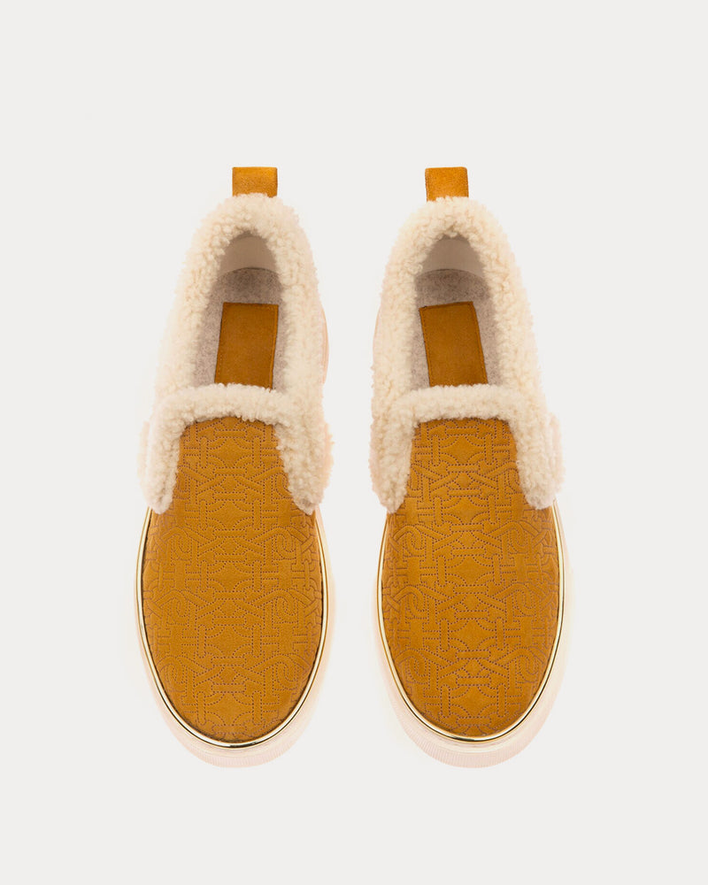 Bally Mardy Suede Leather Brown Slip On Sneakers - 2