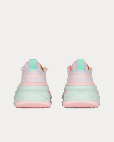 Balmain B-Bold Velvet Multi Low Top Sneakers - 4