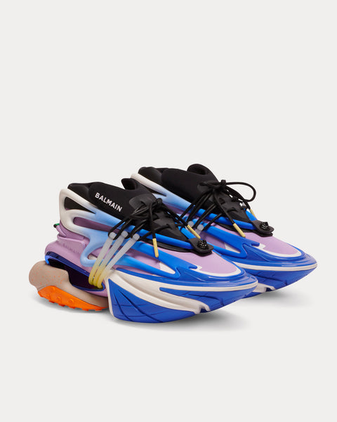 Unicorn Neoprene & Leather Multicolour Low Top Sneakers