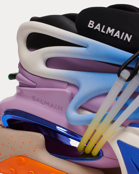 Unicorn Neoprene & Leather Multicolour Low Top Sneakers