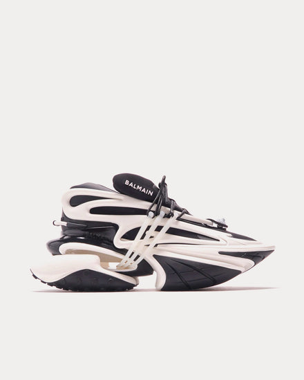 Balmain Unicorn Noir / Blanc Low Top Sneakers - 1