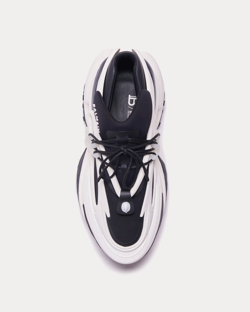 Balmain Unicorn Noir / Blanc Low Top Sneakers - 2