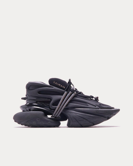 Balmain Unicorn Noir Low Top Sneakers - 1