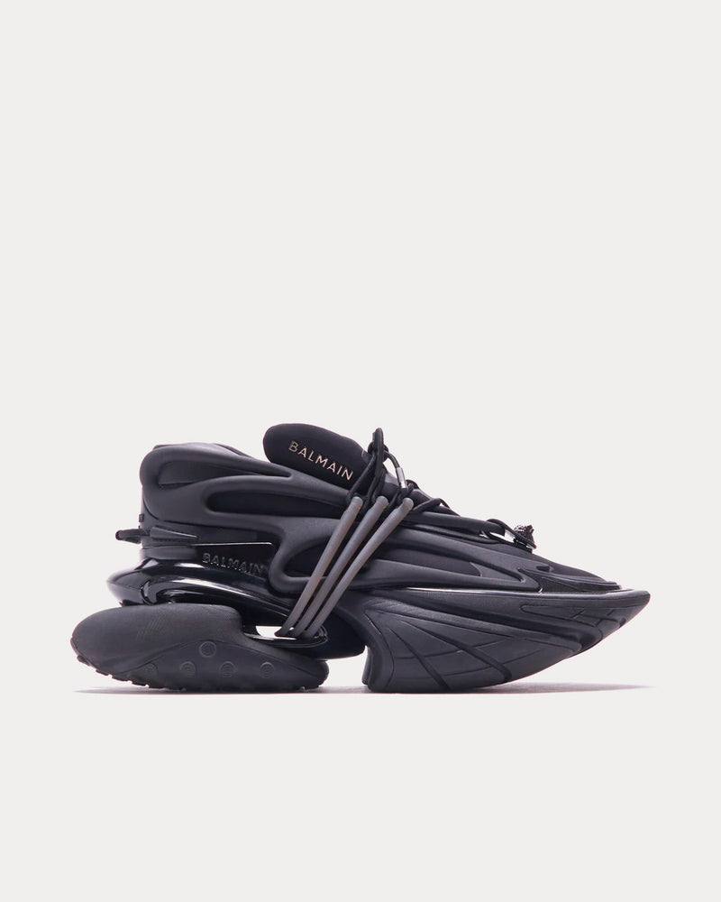 Balmain Unicorn Noir Low Top Sneakers - 1