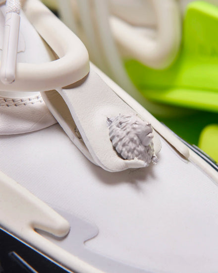 Balmain Unicorn White / Volt Low Top Sneakers - 5