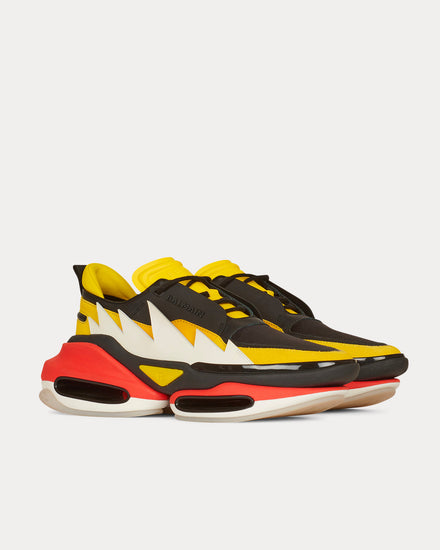 Balmain x Pokemon B-Bold Leather Multi Low Top Sneakers - 3