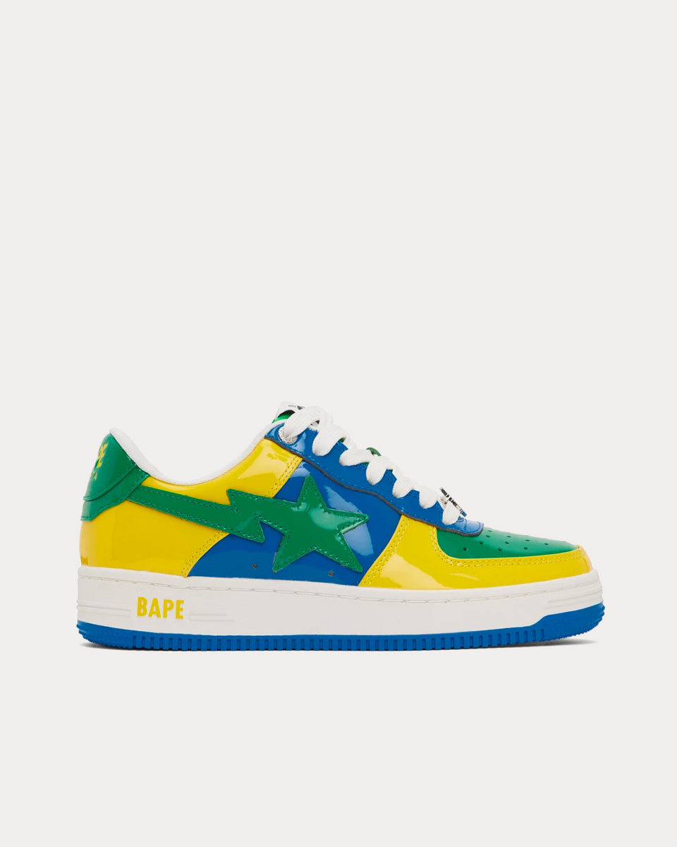 Yellow green sneakers cheap