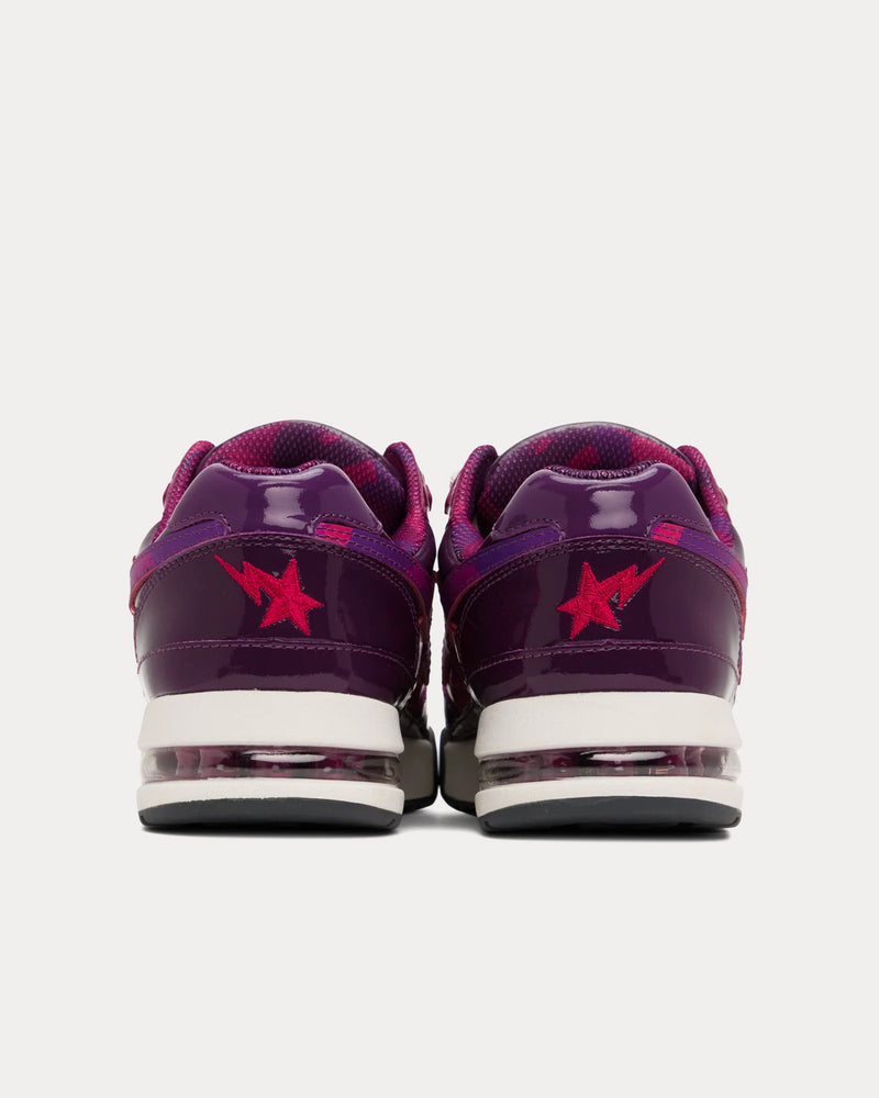 A Bathing APE Bape Road Sta 1 Purple Low Top Sneakers - 3