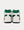 Block STA White / Green High Top Sneakers