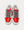 SK8 STA White / Red Low Top Sneakers