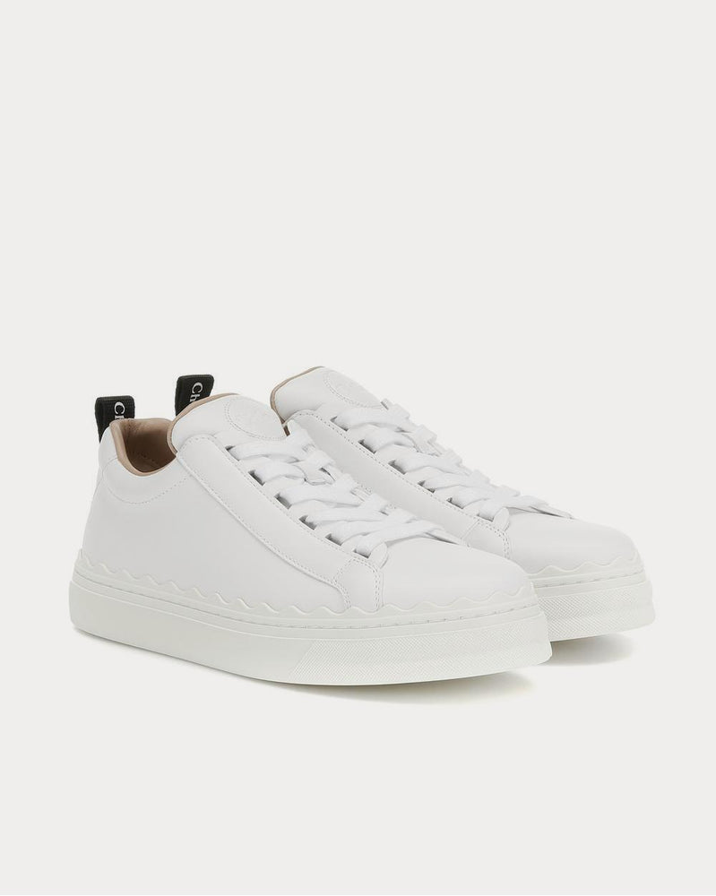 Chloé Lauren leather White Low Top Sneakers - 2