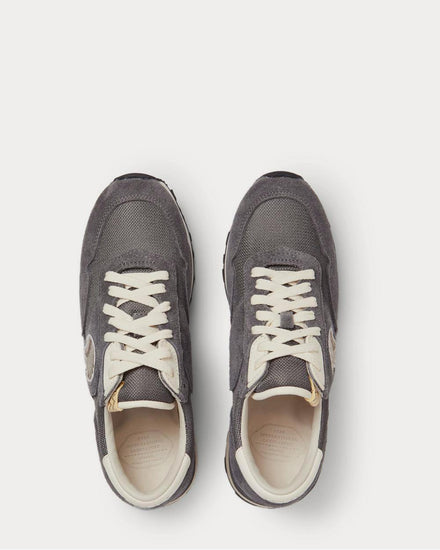 Visvim Roland Suede and Mesh  Gray low top sneakers - 6