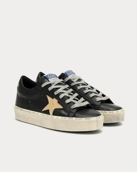 Golden Goose Hi Star Black Low Top Sneakers - 2