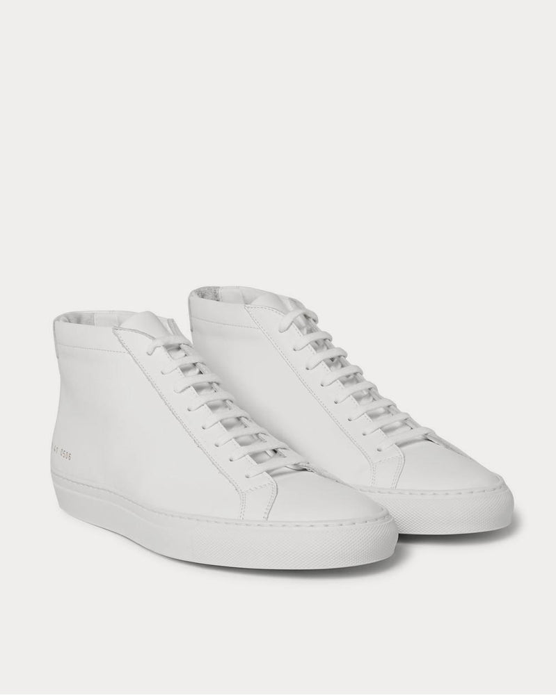 Common Projects Original Achilles Leather High-Top  White high top sneakers - 2