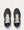 Comp 100 Leather and Suede-Trimmed Shell  Black low top sneakers