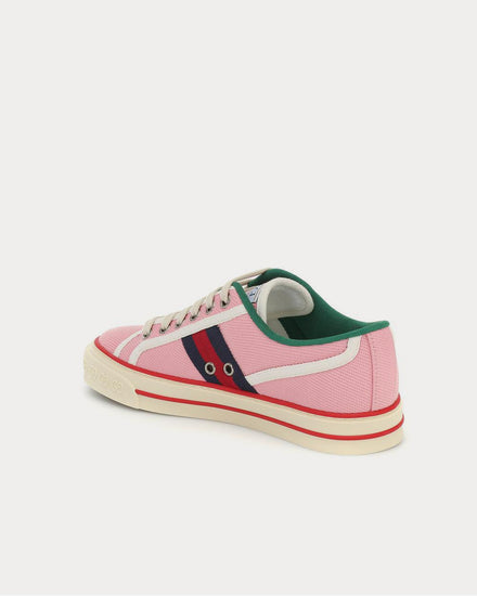 Gucci Gucci Tennis 1977 canvas Wild Rose Low Top Sneakers - 3