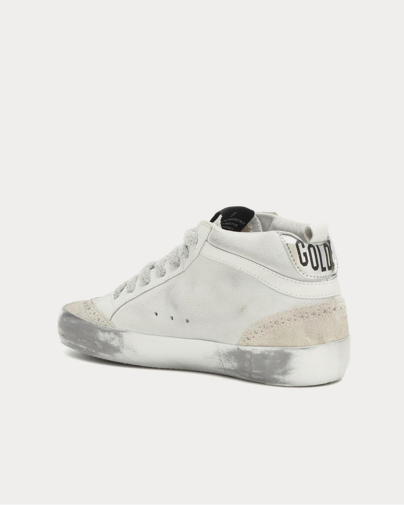 Golden Goose Mid Star leather Grey High Top Sneakers - 3