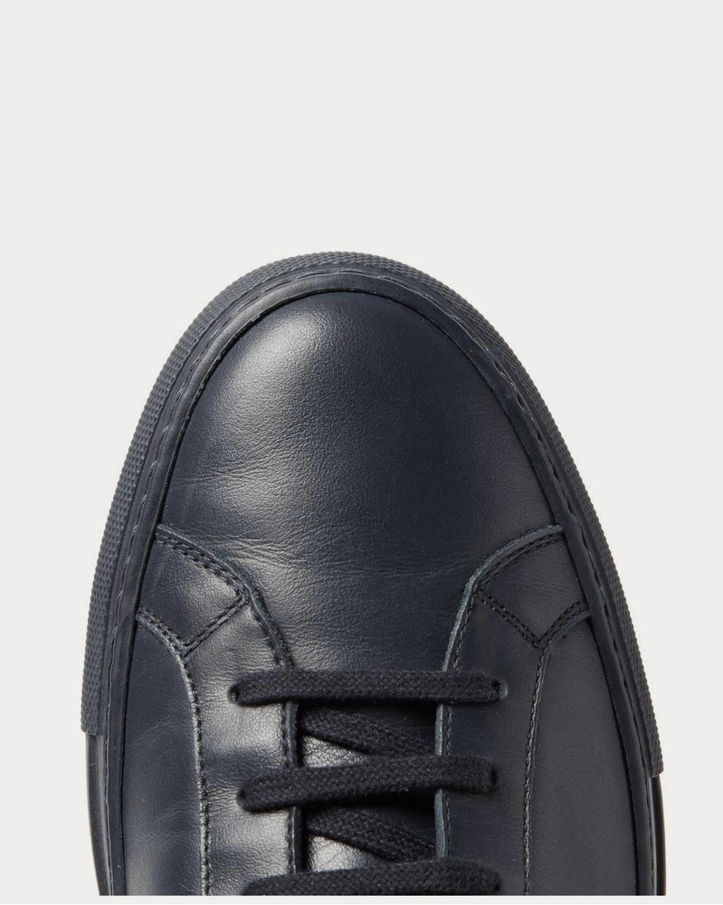 Common Projects Original Achilles Leather  Navy low top sneakers - 5