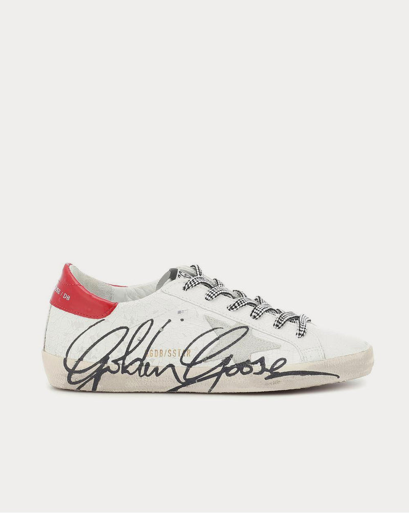 Golden Goose Superstar patent leather White Star Low Top Sneakers - 1