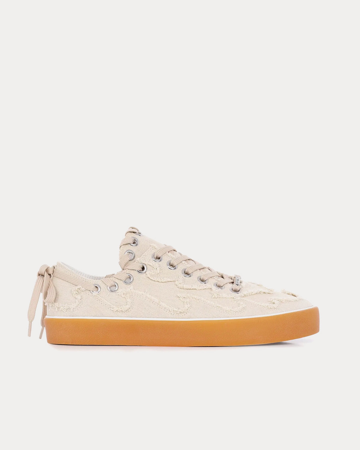 Pink Beige Marble Men's Low Top Shoes main image 1