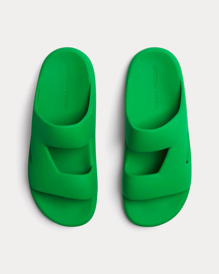 Bottega Veneta Band Parakeet Slip Ons - 2