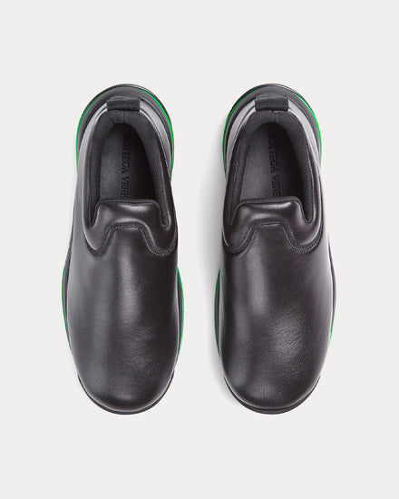Bottega Veneta Flash Black Slip On Sneakers - 2