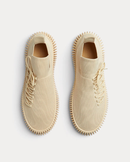 Bottega Veneta Ripple Cane Sugar Low Top Sneakers - 2