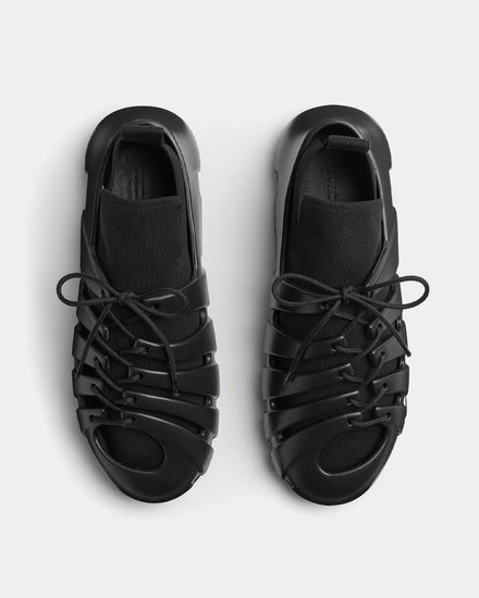 Bottega Veneta Trail Black Low Top Sneakers - 2