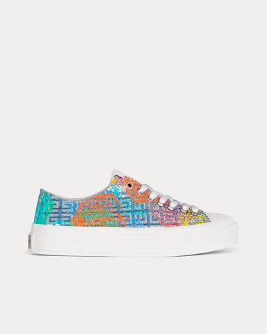 Givenchy x BSTROY City Printed 4G Denim Multi Low Top Sneakers