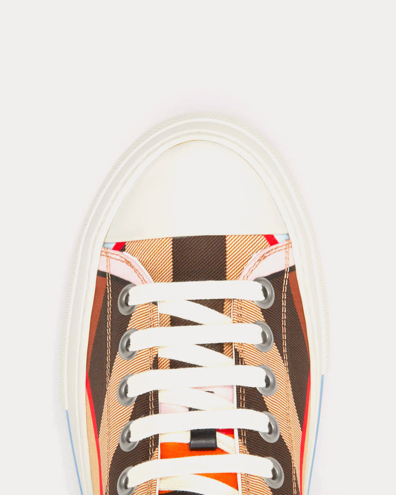 Burberry Montage Print Multicolour Low Top Sneakers - 2